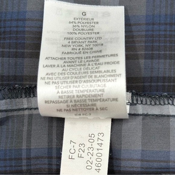 Free Country Men’s Excursion Roll Tab Hiking Performance Button Down Shirt Large - Picture 9 of 13